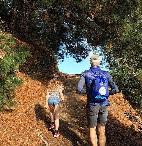 Hiking Outdoors in Nature